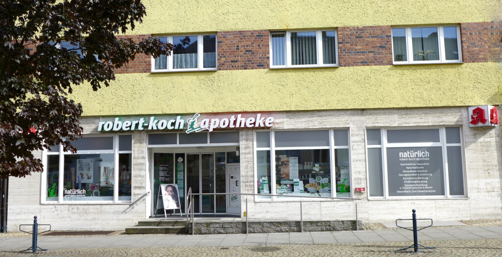 Filiale der Robert Koch-Apotheke von Außen